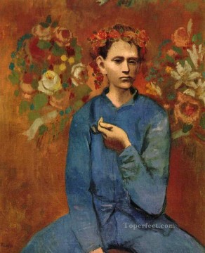 Pablo Picasso Painting - Boy with a Pipe 1905 Pablo Picasso
